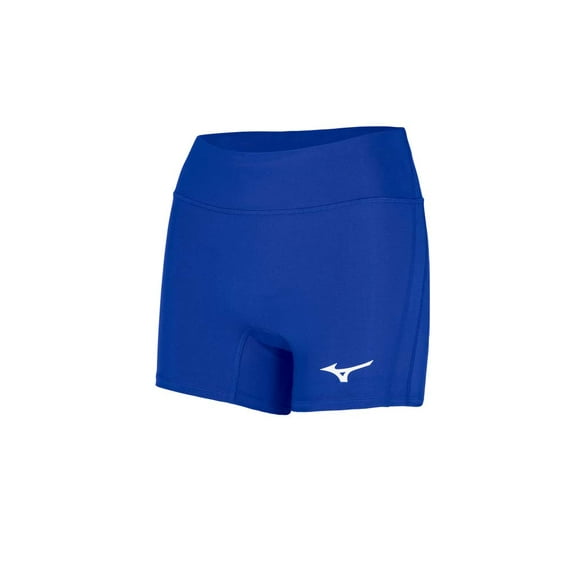 Pantalón corto de voleibol Mizuno Elevated con 4 entrepierna para mujer Royal S