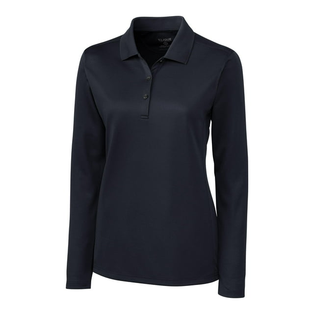 Clique L/S Ice Lady Pique Polo Shirt