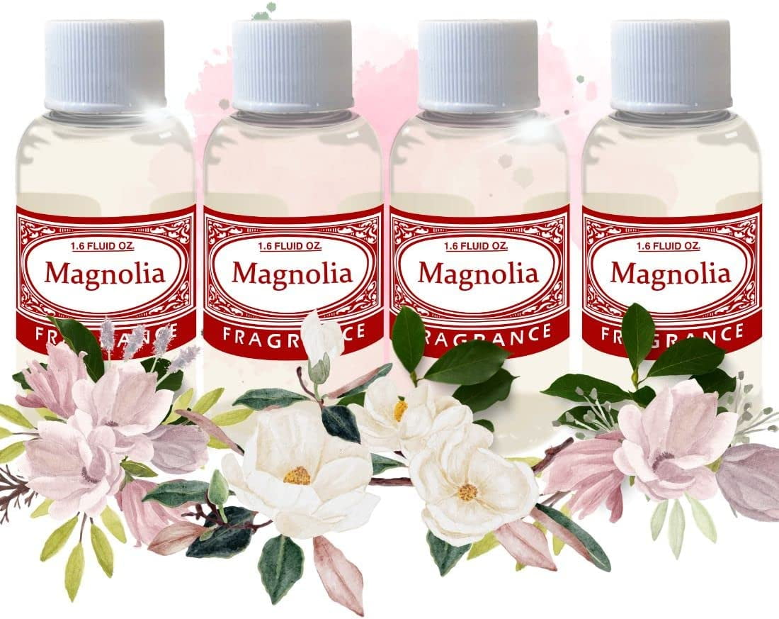 Concentrated Magnolia 2.0 fl oz Fragrances 4 Pack, Scented Oils for
