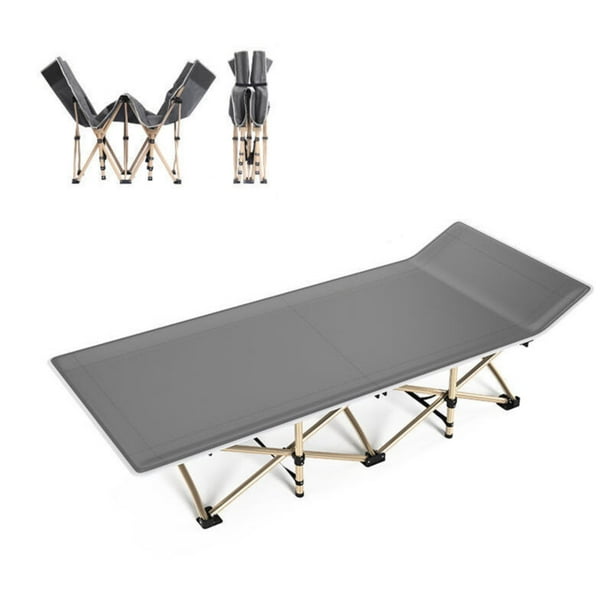 Folding Camping Cot, Adults Portable Folding Outdoor Cot with Carry