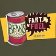thumbnail image 3 of CafePress - Beans Fart Fuel T Shirt - Men's Classic Graphic Cotton T-Shirt, 3 of 4