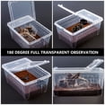 thumbnail image 4 of WEUVEB 1 Set Gecko Habitat Acrylic Transparent Breeding Box for Transporting Animals 12.6*8.7*5.9in, 4 of 8