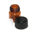 thumbnail image 5 of 12pc 1 ml Amber Essential Oil Bottle with Orifice Reducer and cap, 5 of 5