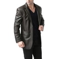 thumbnail image 3 of BGSD Men's Richard Classic Leather Blazer Lambskin Sport Coat Jacket (Regular, Big & Tall and Short), 3 of 6