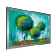 thumbnail image 2 of Designart 'Colourful Landscape Trees Impressionist II' Modern Framed Art Print, 2 of 4