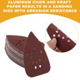 thumbnail image 2 of Unique Bargains 50 Pcs 5.31"x3.86" 600 Grit Universal Sanding Discs - Hook and Loop Sandpaper -  Paper Base Red, 2 of 6