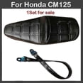 thumbnail image 1 of For Honda Cm125 Motorcycle Seat Cover With Strap Rainproof Waterproof Motorbike Scooter Heat Insulation Cushion Protection Pad, 1 of 5