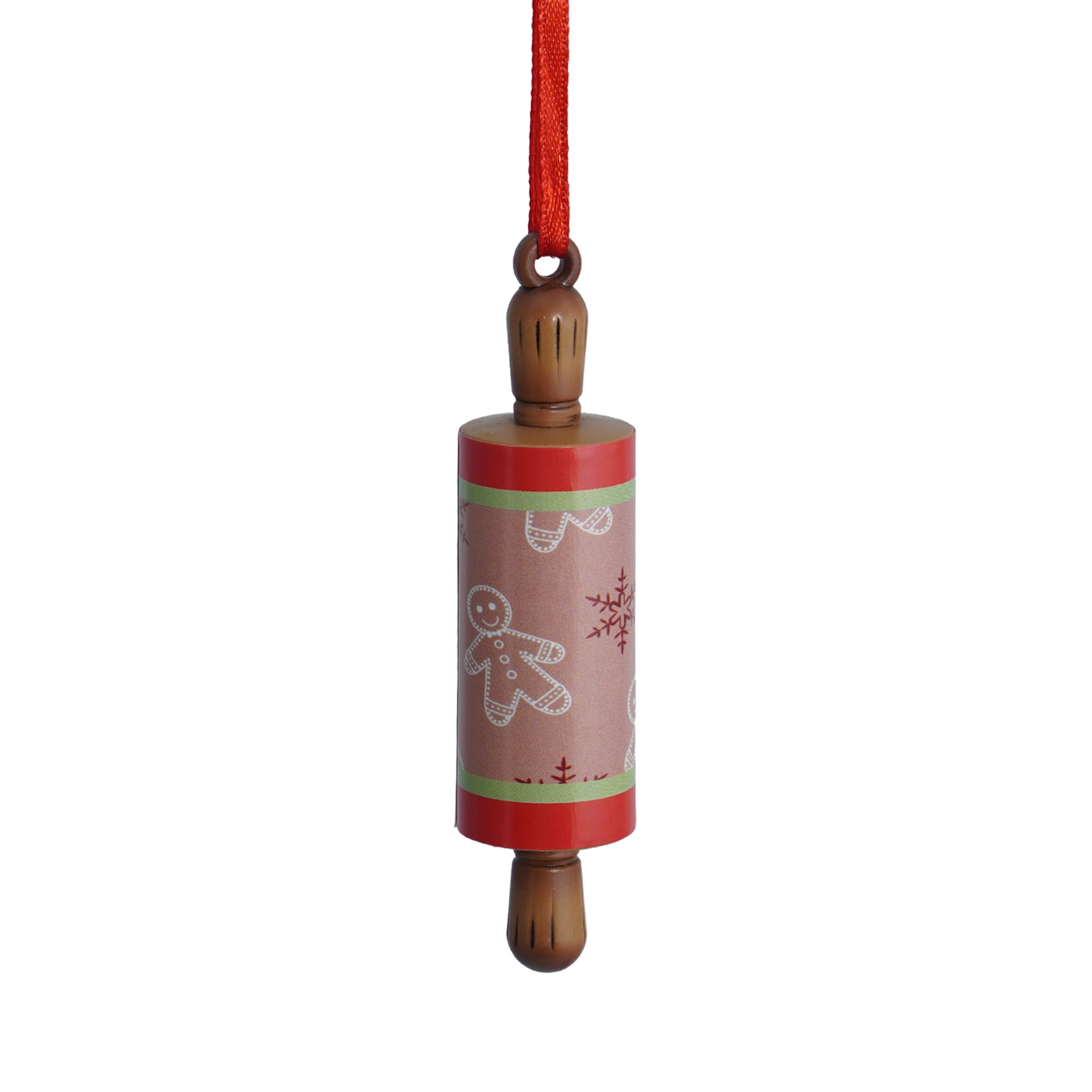 4-Count Multicolor Rolling Pin Mini Christmas Ornaments, 3", by Holiday Time