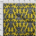 thumbnail image 2 of oneOone Georgette Viscose Fabric Paisley & Floral Ikat Decor Fabric Printed BTY 42 Inch Wide, 2 of 4