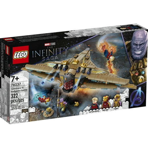 LEGO Marvel Avengers: Sanctuary II: Endgame Battle 76237 Thanos Spaceship Building Toy