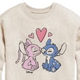 thumbnail image 3 of Disney - Lilo & Stitch - Angel & Stitch Share Kisses - Toddler & Youth Crewneck Fleece Sweatshirt, 3 of 5