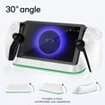 thumbnail image 5 of Charging Stand for PlayStation Portal, Enhanced Stability Charger Dock or Station with On/Off RGB Light and Type-C Cable, Pogo Pin Adapter and 30° Comfort Angle Design for PS Portal (White), 5 of 12