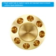 thumbnail image 4 of Uxcell Brass Liquid Distributor, 5/8 x 1/4 Inch 8 Hole Copper Joints Refrigerant Liquid Separator, 4 of 5