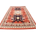 thumbnail image 4 of Unique Loom Taftan Collection Geometric Tribal Area Rug, 6 x 9 Feet, Terracotta/Ivory, 4 of 5