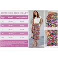 thumbnail image 3 of HOWCOME Womens Flowy Skirt Midi Length Elastic High Waist A-Line Skirt with Pockets Bohemia 2024 Trendy Summer Flower, 2XL, 3 of 7