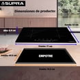 thumbnail image 4 of Parrilla de inducción magnética touch SUPRA INDUZIONE 76 para empotrar 4 quemadores 14 niveles de potencia, 4 of 9