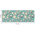 thumbnail image 7 of Beige Mushroom Sketch Teal Pattern Kitchen Rug Mat,Kitchen Runner Rugs Non Skid Washable,Decorative Kitchen Floor Mats for Kitchen,Sink,Laundry,17"x47.2", 7 of 7