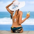thumbnail image 5 of Crocodile Starry Sky Sunflower Detachable Sponge Adjustable Strap Bikini Set Two-Pack Swim Suits - Ideal for Beach and Pool Scenes, 5 of 6