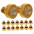 thumbnail image 4 of Raindrops  30 in Low Pressure Misting Nozzles Brass Sprayer Mister Golden, 4 of 8