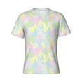 thumbnail image 4 of Vsdgher Color Rabbit Print Men's Dry Fit Mesh Athletic Shirts Moisture Wicking Tennis T-Shirt Tops, 4 of 9