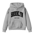 thumbnail image 3 of Tiijoy Little Girl's Hoodie Letter Print Pullover Hooded Sweatshirt, Sizes 5-6, 3 of 3