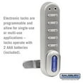 thumbnail image 1 of Salsbury 33390SLV Electronic Lock for Designer Wood Locker Door, Silver, 1 of 1