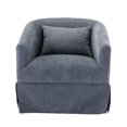 thumbnail image 5 of Living Room Chairs, Accent Armchair With 360 Degree Rotating Base, 300 Lbs Weight Capacity Small Comfy Sofa Chair, Upholstered Single Sofa For Bedroom, Office, 5 of 9