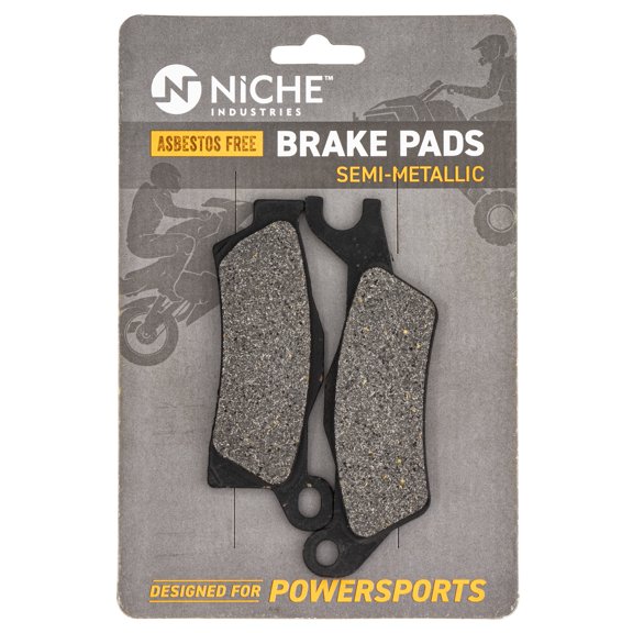 Niche Left Brake Pad Set for Can-Am Outlander 650 Semi-Metallic ATV 519-KPA2260D