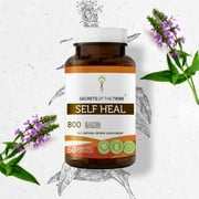 Secrets of the Tribe Self Heal 60 Capsules, 400 mg, Organic Self Heal (Heal all, Prunella vulgaris) Dried Herb