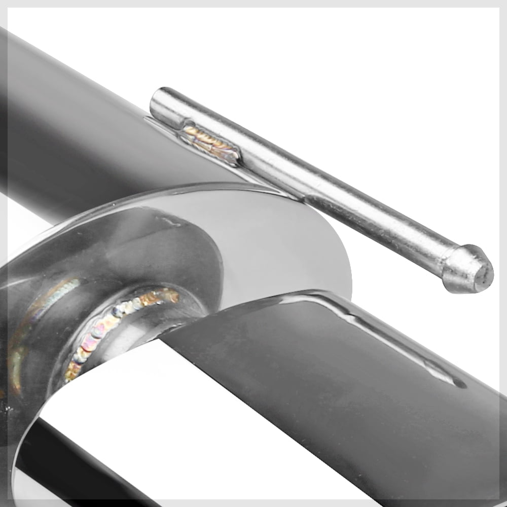 DNA Motoring  For 07-11 Toyota Camry l4 XV40 5.5" Oval Muffler Tip Axle Back Exhaust System