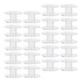 thumbnail image 3 of KAKOWELY plastic floss bobbin 60 Pcs Clear Plastic Sewing Machine Bobbin Sewing Bobbin Transparent Bobbin Spools Embroidery Bobbin Sewing Machine Accessories, 3 of 5