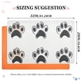 thumbnail image 6 of Yayeee Doormat for Indoor Entrance 32" x 20" Non Slippery Floor Rug, Cartoon Cat Paw, 6 of 8