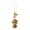 Green sandalwood, variant on Chinese Culture Snake Keychain Year Of The Snake 2025 Luck Charm Bag Pendant Sandalwoods Chain Accessory