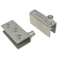 thumbnail image 2 of 2x2PCS Abrazaderas de vidrio para puerta de acero inoxidable Bisagra para puerta de gabinete M , Plata, 4 piezas, 2 of 10