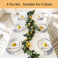 thumbnail image 5 of Black Beige Striped Round 13 Inch Placemats Set of 4, Farmhouse Stripes HeatResistant Non Slip Place Mats for Dining Table, Wipeable Braided Kitchen Table Mats for Housewarming, 5 of 9