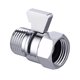 thumbnail image 1 of Conector de válvula de parada de ducha, conector de pausa de agua para pistola rociadora, válvula adaptadora de acción rápida para regulador de flujo., 1 of 5