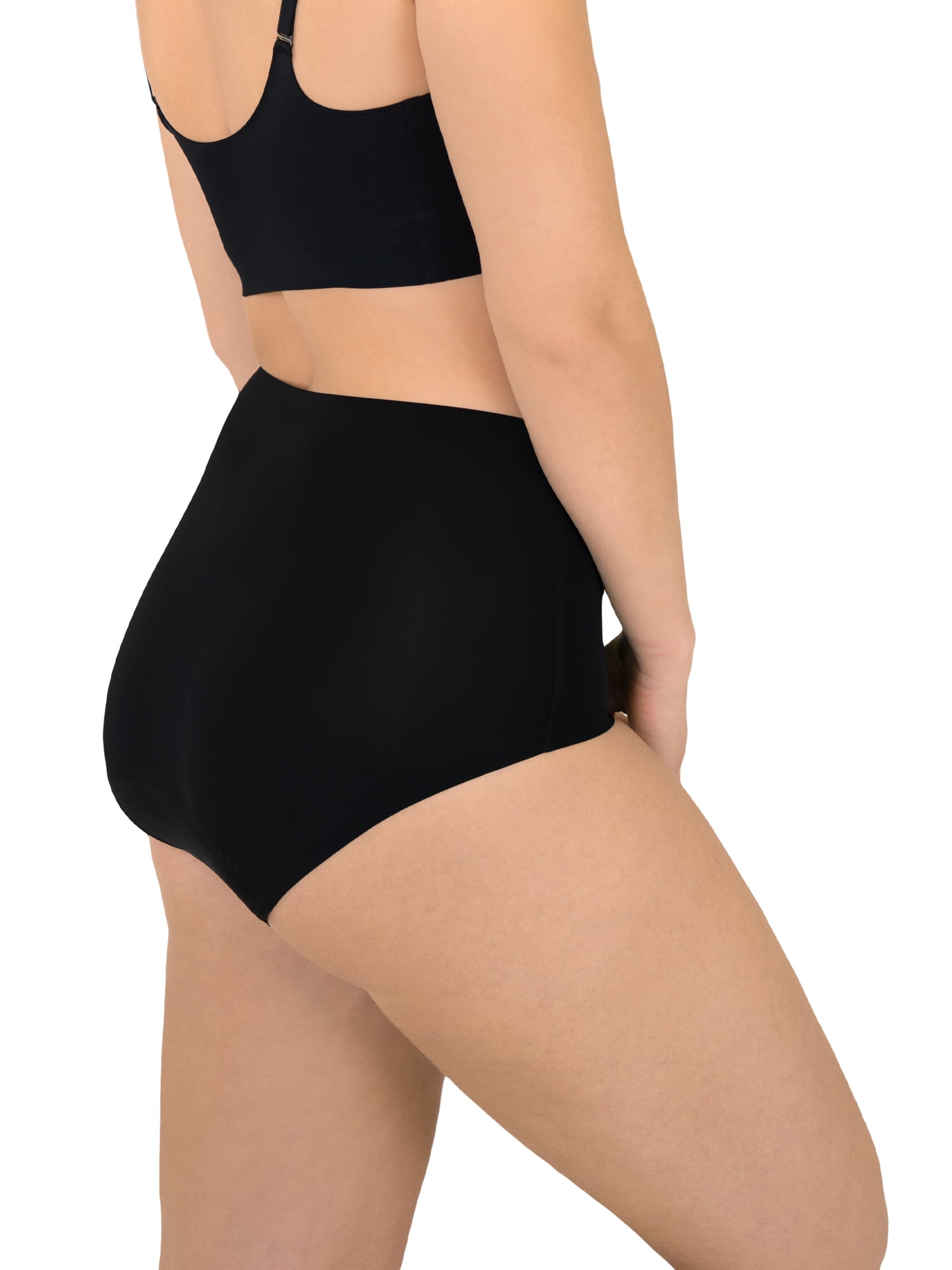 No Boundaries High-Rise Brief Super Absorbency Period Underwear, 2-Pack, Women’s Sizes XS-XXL
