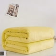 thumbnail image 3 of Booyoo Solid Color Flannel Blanket Bed Car Office Sofa Autumn Winter Warm Carpet Air-condition Room Rugs, 3 of 6