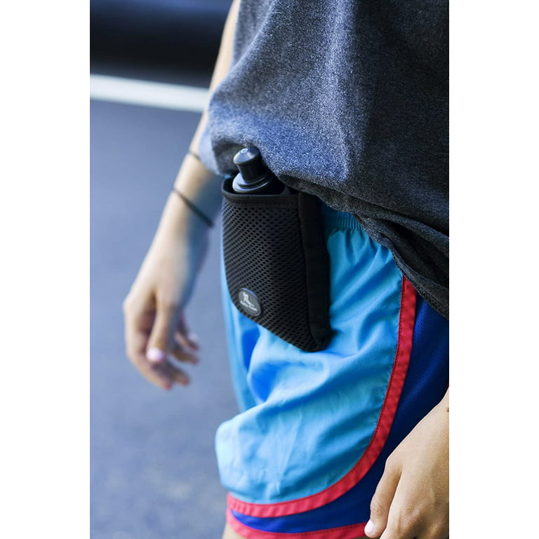 Buddy Pouch H2O Black- Magnetic, Personal Hydration Pouch. No Belt or Clip. 4L