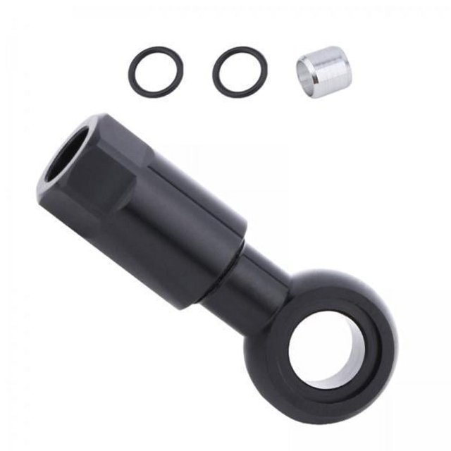 2x s de aleación de aluminio Conector de oliva Frenos de Conjunto de manguera para XT BH-90 Accesorios de mantenimien