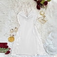 thumbnail image 3 of Wensltd Womens Lace Cami Nightgown Deep V Neck Short Sleep Dress Soft Breathable Summer Sleeveless Sleepwear, 3 of 8