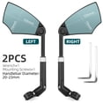 thumbnail image 2 of West Biking Miroir de Vélo Antireflet Réglable pour Guidon de Bicyclette, une Paire, 2 of 10
