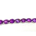 thumbnail image 2 of Natural Amethyst Bracelet 9x11 mm oval Sterling Silver Amethyst Bracelet February Birthstone Bracelet 55 Ct Amethyst Bracelet 7.5 Inches, 2 of 4