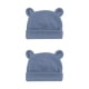 thumbnail image 1 of sweethay Gorro para recién nacido con orejas, gorros multifuncionales para niñas y niños, gorros para niños, gorros para niños pequeños azul violáceo 2piezas, 1 of 6
