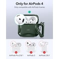thumbnail image 2 of Funda para AirPods 4 ESR HaloLock Cyber Series con protección contra caídas, 2 of 9