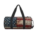 thumbnail image 2 of Fotbe American Flag1 Pattern Foldable Sports Gym Bag with Wet Dry Pocket, Ultralight Travel Bag, Large Capacity Duffel Bag, Splash Proof Carry on Bag, Overnight Bag, Weekender Bag, 2 of 8