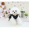 thumbnail image 5 of Tangpan Beam Waist Christmas Pet Costume Dog Dance Skirt Satin Camp Party Dress(Black,XS), 5 of 7