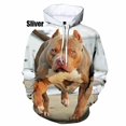 thumbnail image 3 of Sudadera con capucha informal de moda para hombre, sudadera con estampado 3D de bulldog, sudadera holgada de talla grande para primavera y otoño, 3 of 5