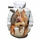 thumbnail image 3 of Sudadera con capucha informal de moda para hombre, sudadera con estampado 3D de bulldog, sudadera holgada de talla grande para primavera y otoño, 3 of 5