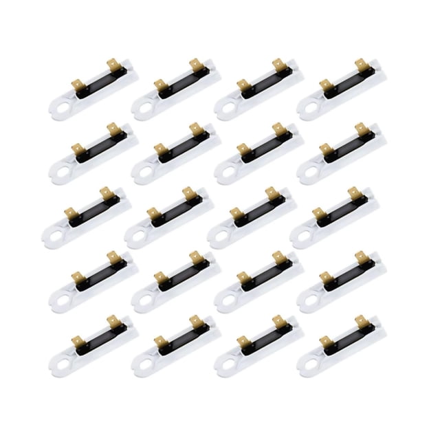 ARCADORA Dryer Thermal Fuse 20 Pack 91°C Overheat Protection Direct Replacement For Kenmore Household Laundry Appliance Safety